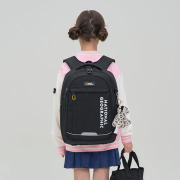 NEWBY KIDS BACKPACK W SHOE BAG- BLACK