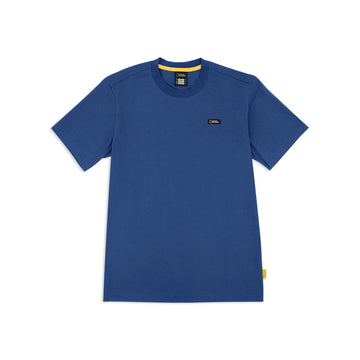 KIDS BASIC T-SHIRT W/ SMALL LOGO- NAVY PEONY