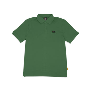 UNISEX PIQUE POLOSHIRT W/ SMALL LOGO- PKGREEN