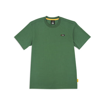KIDS BASIC T-SHIRT W/ SMALL LOGO- PK GREEN