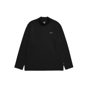 MEN'S URBAN CITY MOCK NECK T-SHIRT- CARBON BLACK
