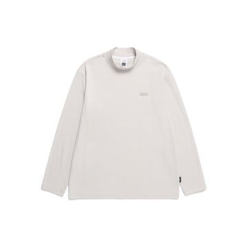 MEN'S URBAN CITY MOCK NECK T-SHIRT- L/BEIGE