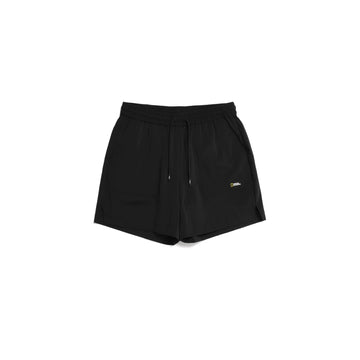SHORTS W/ LOGO- CARBON BLACK