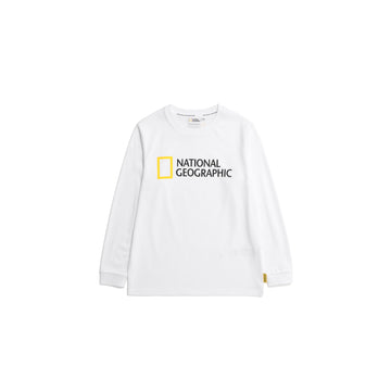 KIDS LONG-SLEEVED SHIRT- WHITE