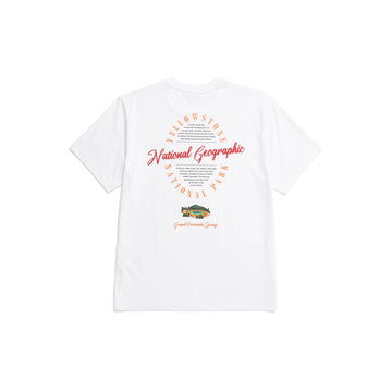 UNISEX YELLOWSTONE GRAPHIC T-SHIRT- WHITE