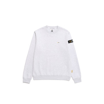 UNISEX PLICATA SMALL LOGO SWEATSHIRT- M/ IVORY