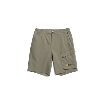 MEN'S SHORTS WITH POCKET- LICHEN KHAKI