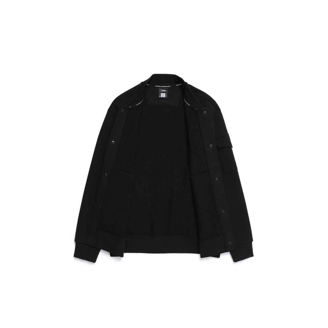 UNISEX MARGAY STADIUM JACKET- CARBON BLACK