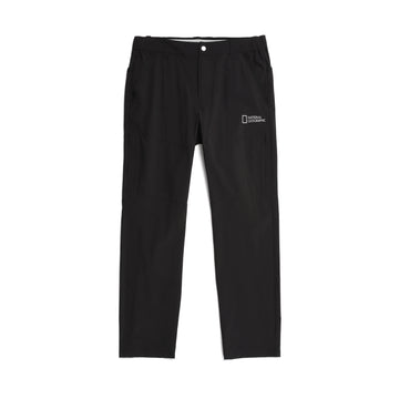 MEN'S PANTS WITH LOGO- CARBON BLACK