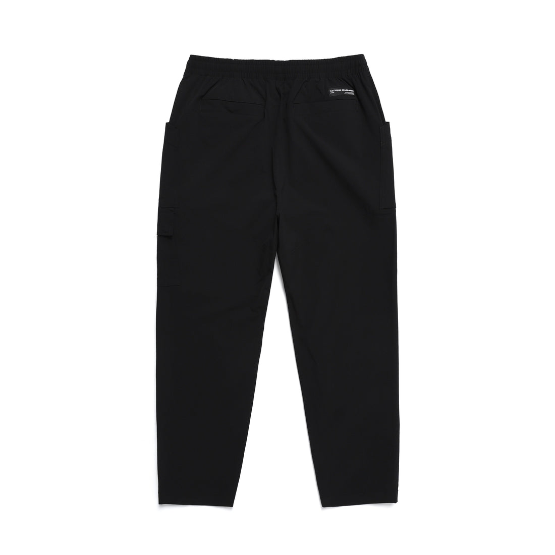 UNISEX ADELIE LIGHTWEIGHT WOVEN STRETCHED TAPERED PANTS- CARBON BLACK