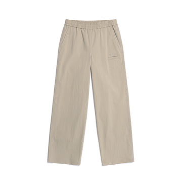 WOMEN'S WOVEN SEMI-LOOSE PANTS- MOURNING BEIGE