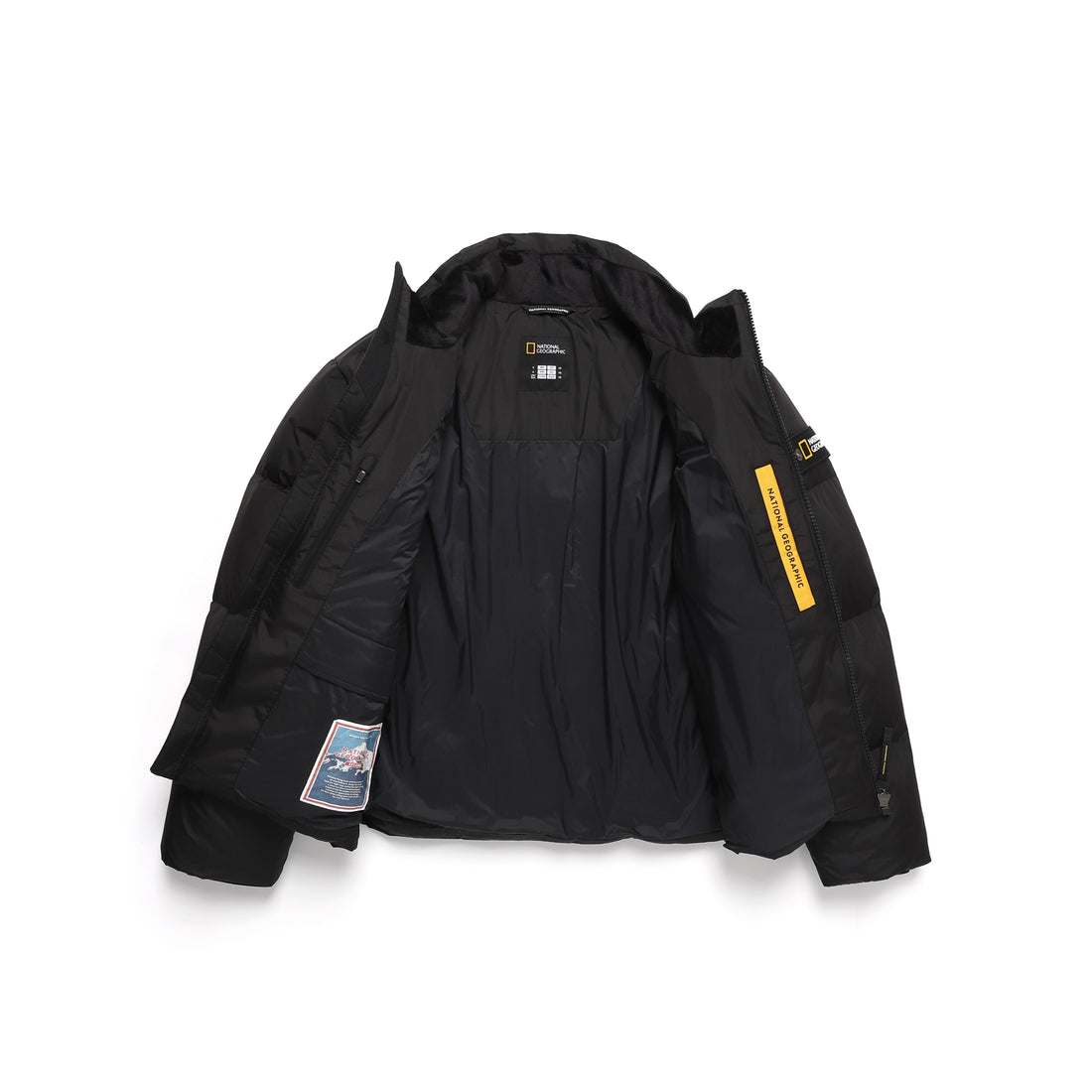 UNISEX SHORT REIMANN DOWN JACKET- CARBON BLACK