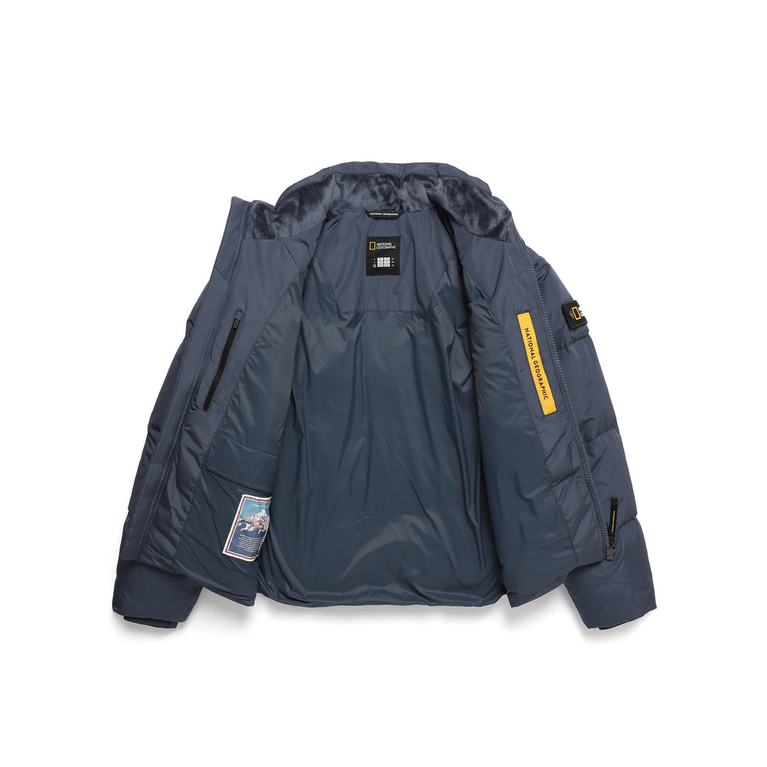 UNISEX SHORT REIMANN DOWN JACKET- DUSTY NAVY