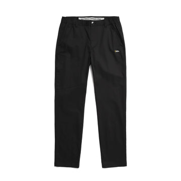 MEN'S PANTS WITH ZIPPER ON SIDE POCKET- CARBONBLACK