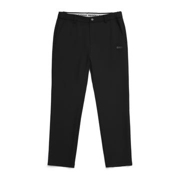 MEN'S HIGH STRETCH FLEECE BASIC FIT PANTS- CARBON BLACK