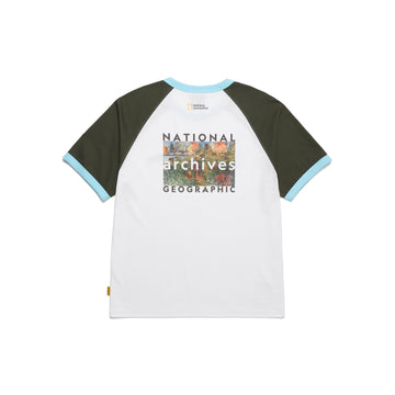 UNISEX ARCHIVES BUTTERFLY GRAPHIC T-SHIRT- BROWN