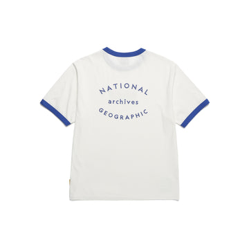 UNISEX ARCHIVES EXPEDITION RINGER SHIRT- WHITE