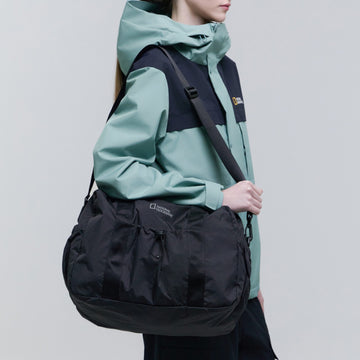 PACKABLE TOTE BAG- BLACK
