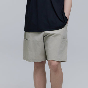 UNISEX ADELIE LIGHT WOVEN STRETCH BOARD SHORTS- AGATE GREY