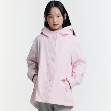 KIDS GIRLS SAFARI WEATHER JACKET- L/PINK