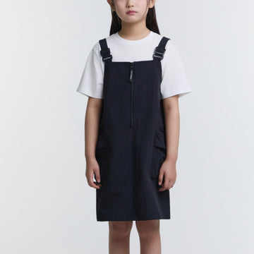 GIRLS ADVENTURE DRESS- CARBON BLACK