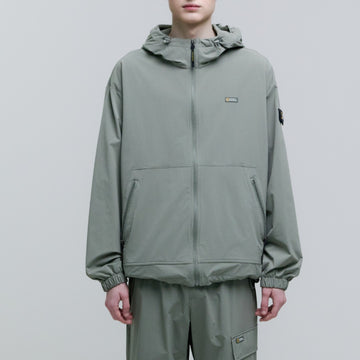 UNISEX RIO WOVEN STRETCH FULL ZIP UP HOOD