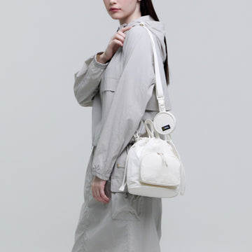 ADELIE BUCKET BAG- IVORY