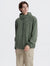 ARCHELON WOVEN STRETCH HOODIE ZIP-UP- KHAKI