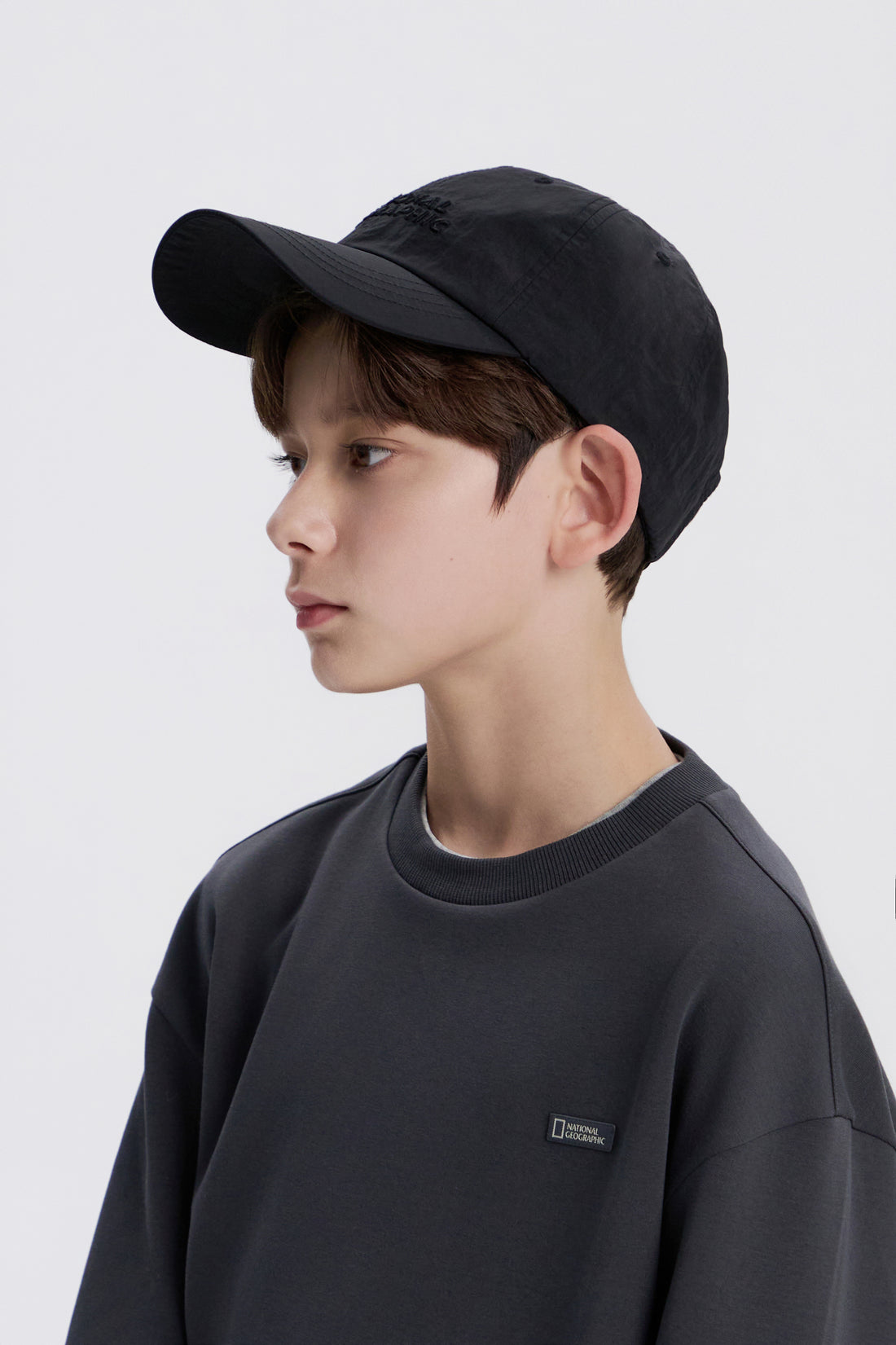 KIDS LIGHTWEIGHT LOGO CAP- BLACK