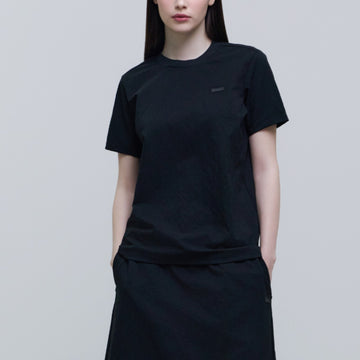 WOMEN'S MICRO AIRDOT BASIC FIT T-SHIRT- CARBON BLACK