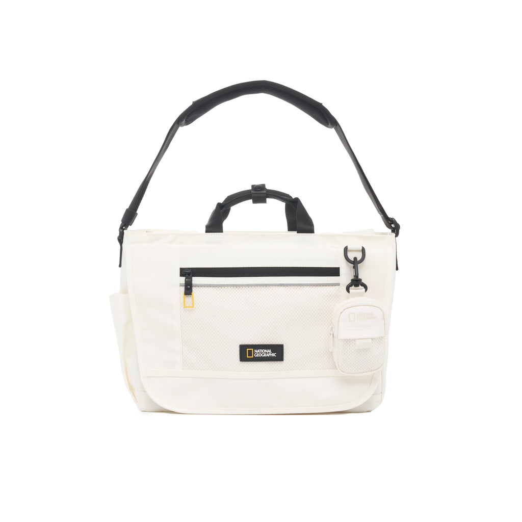 Mesh Messenger Bag Ivory