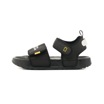KIDS SANDALS W/ LOGO ON STRAP BLACK