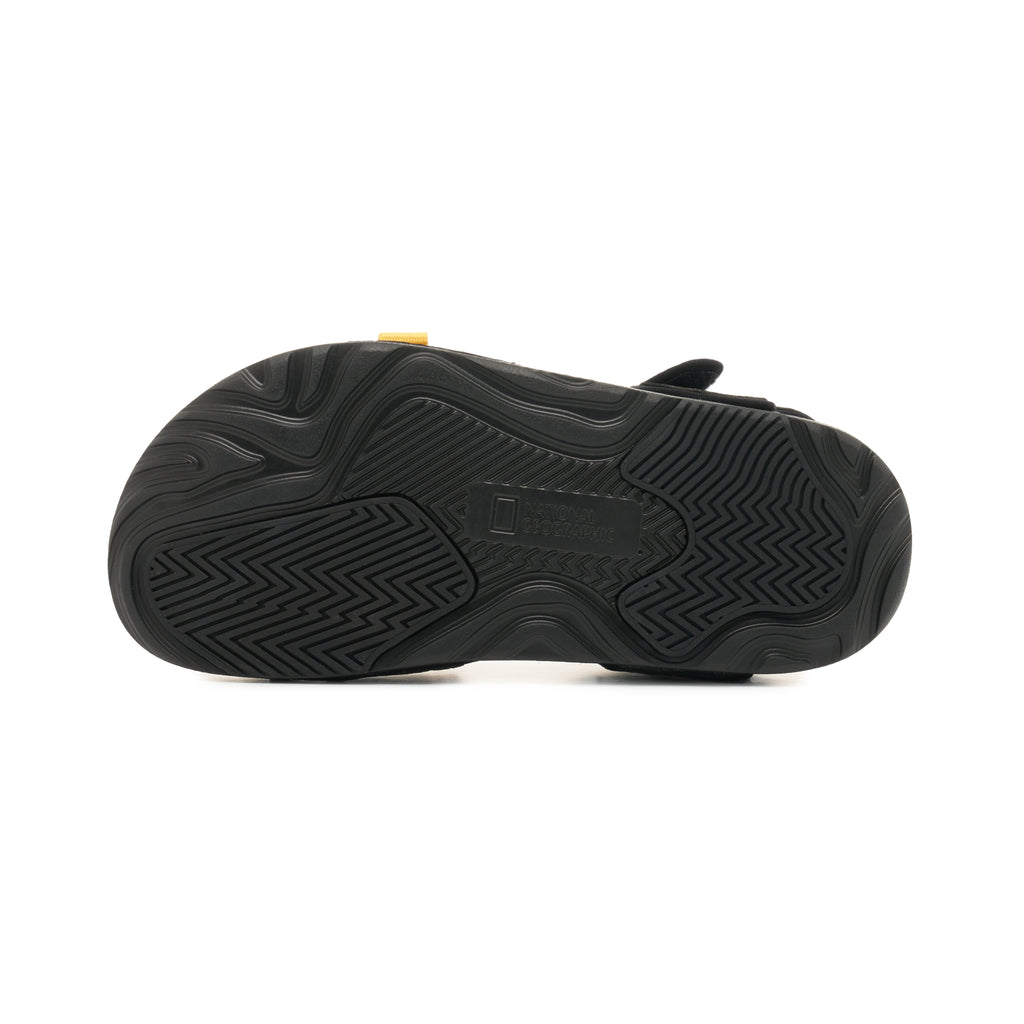 Kids Sandals W/ Logo On Strap Black