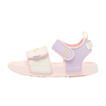 KIDS SANDALS W/ LOGO ON STRAP- PINK