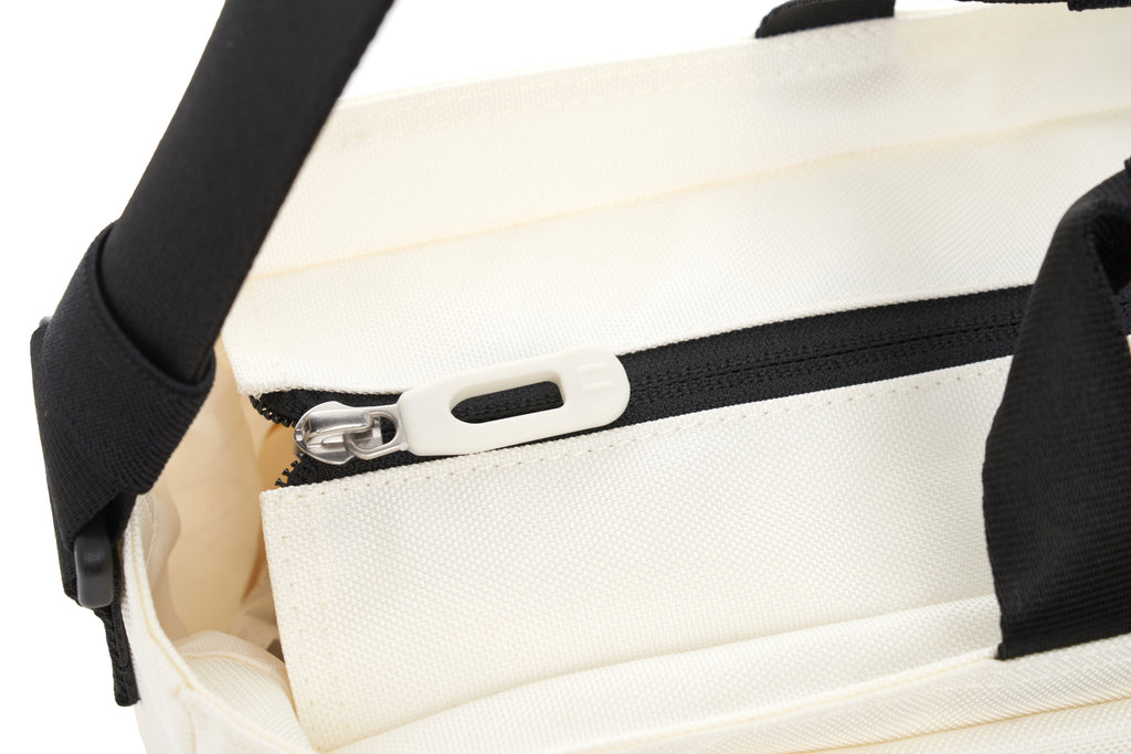 Mesh Messenger Bag Ivory