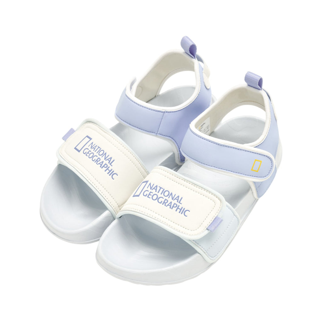 Kids Sandals W/ Logo On Strap Black