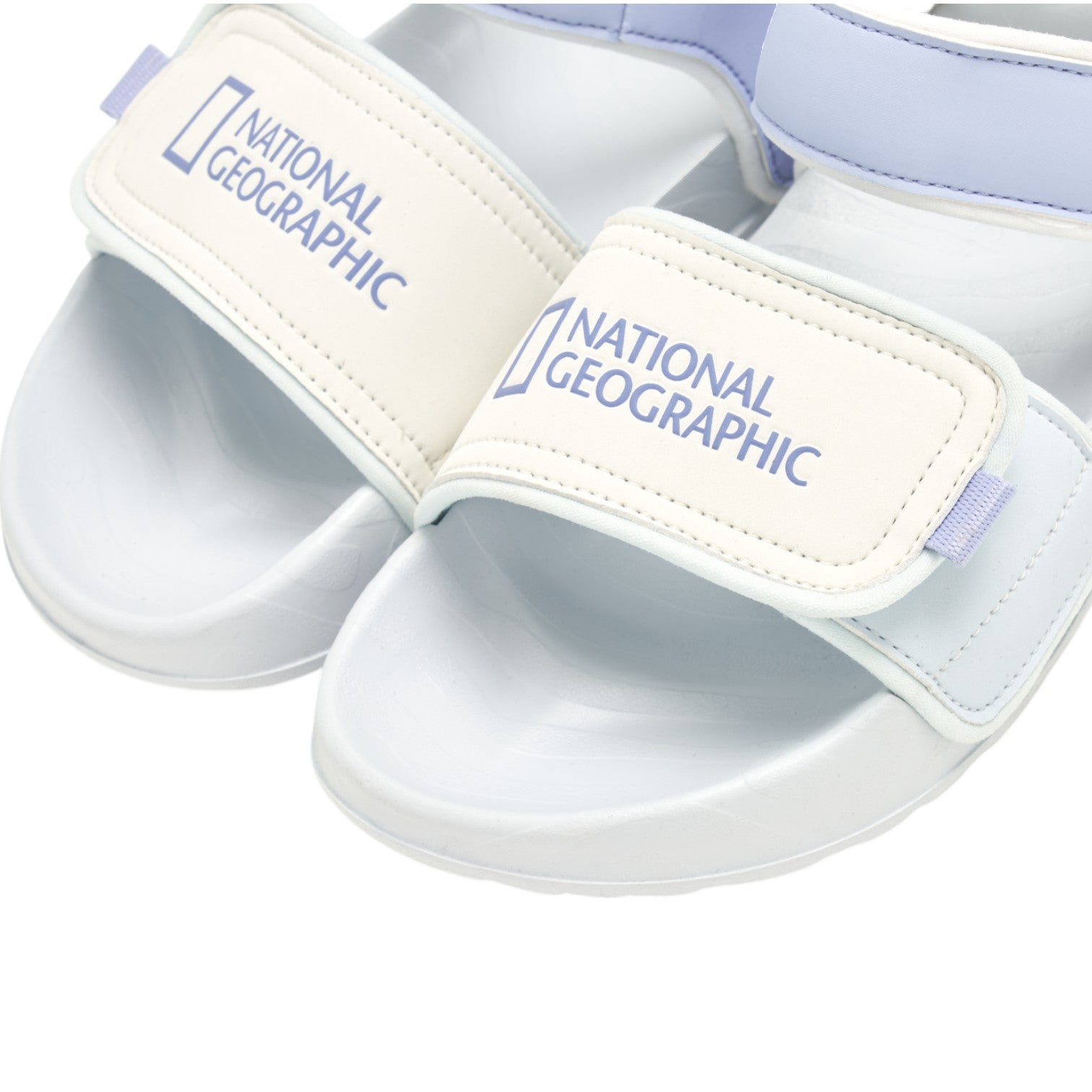 Kids Sandals W/ Logo On Strap- Blue