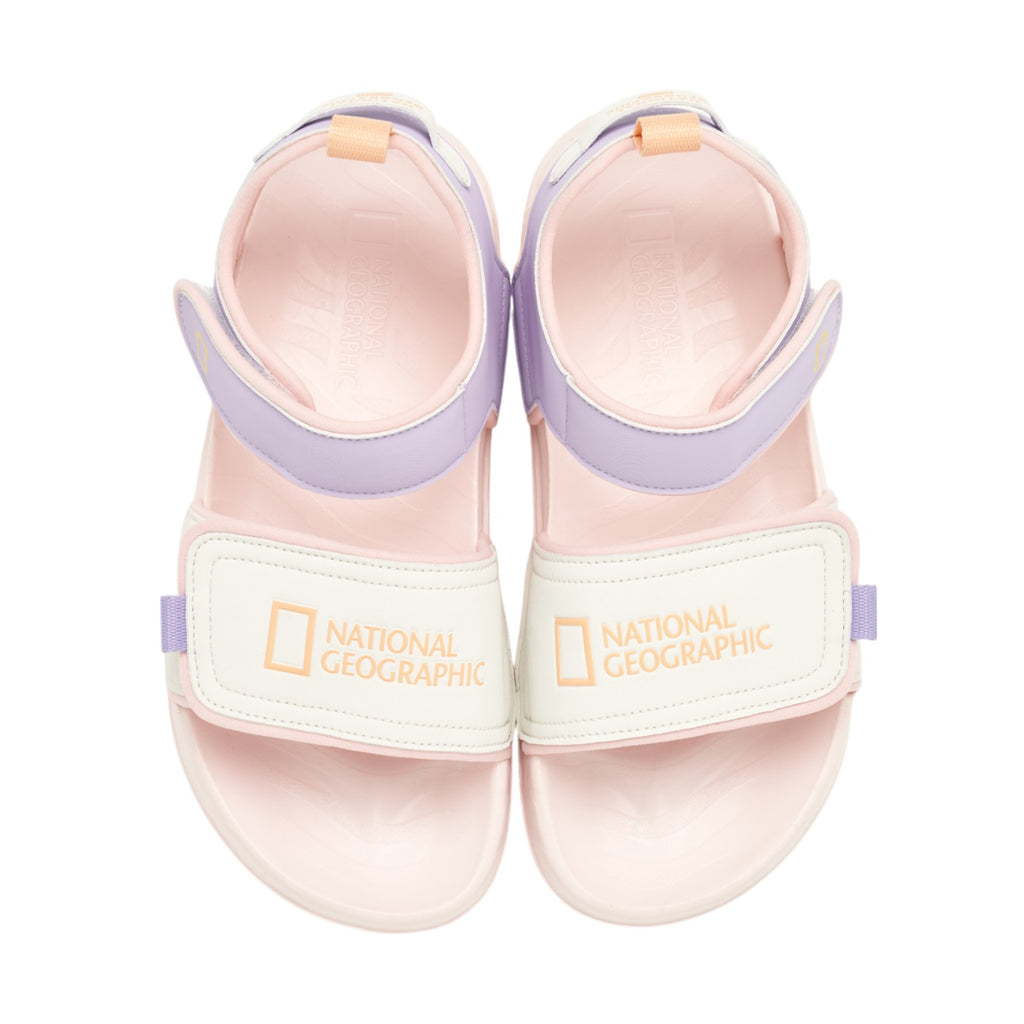 Kids Sandals W/ Logo On Strap Black