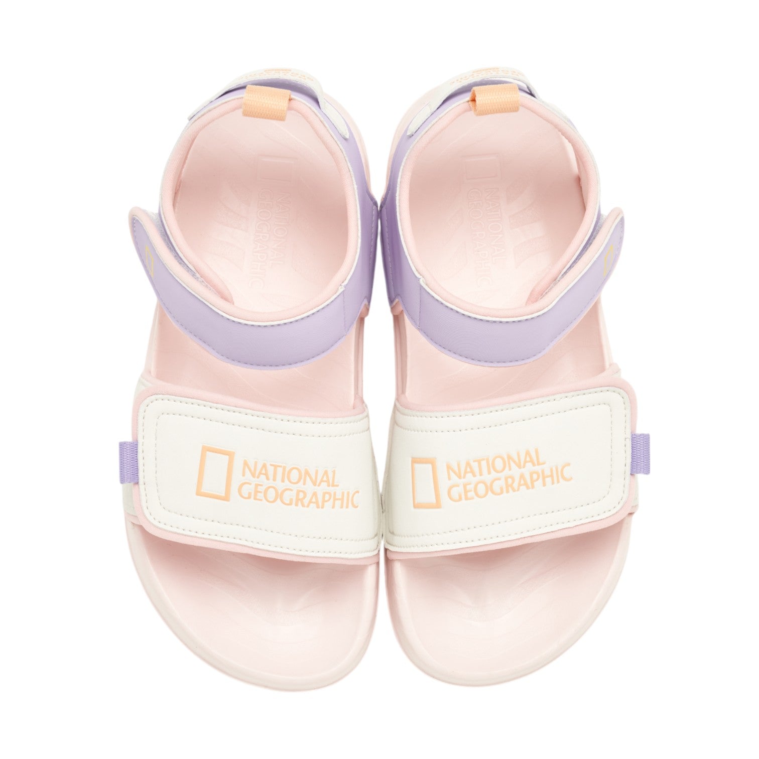 Kids Sandals W/ Logo On Strap- Pink