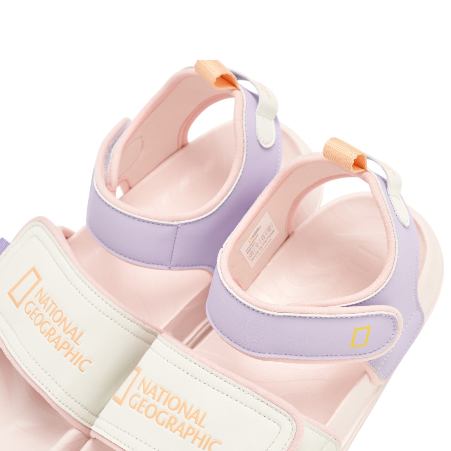 Kids Sandals W/ Logo On Strap- Pink