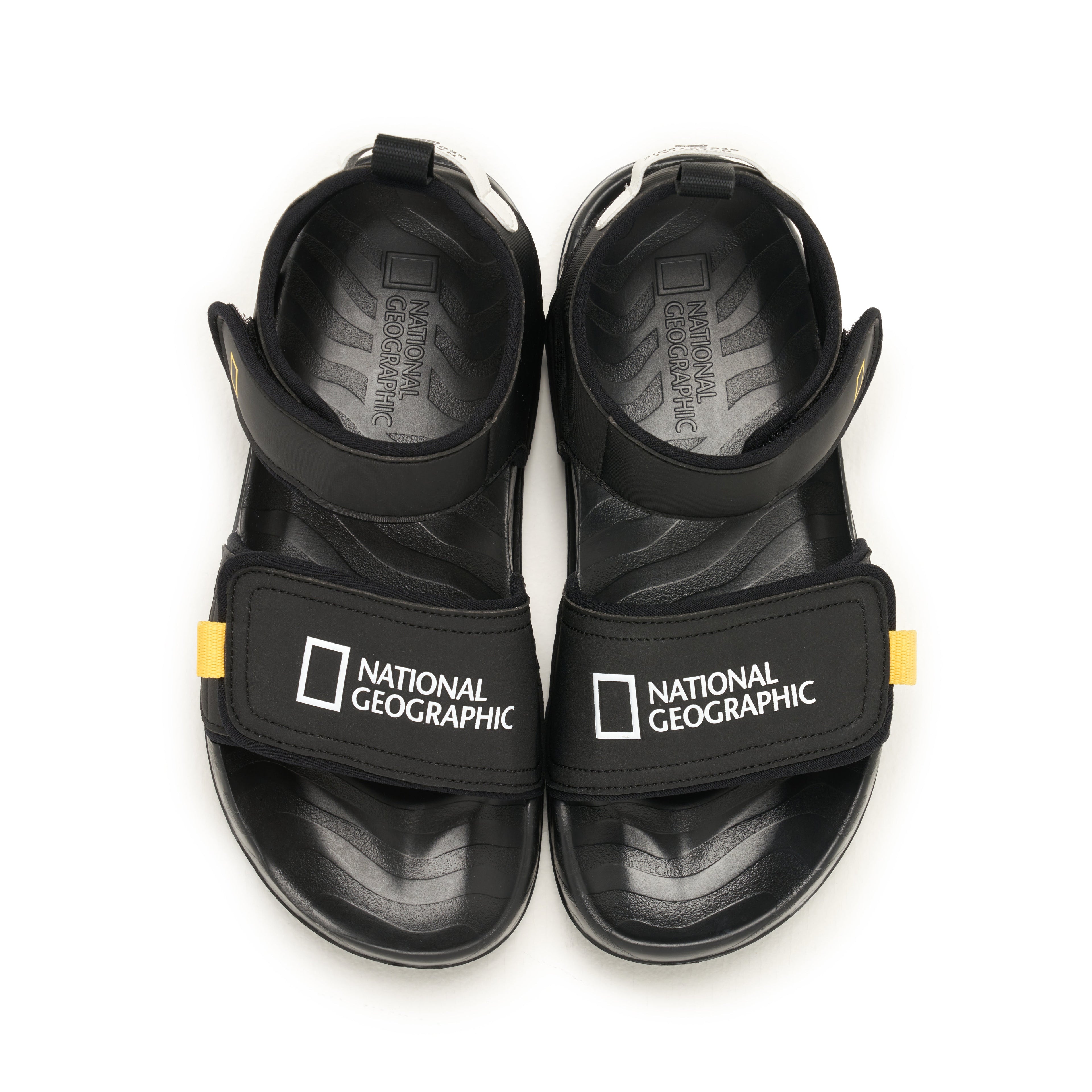 Kids Sandals W/ Logo On Strap Black