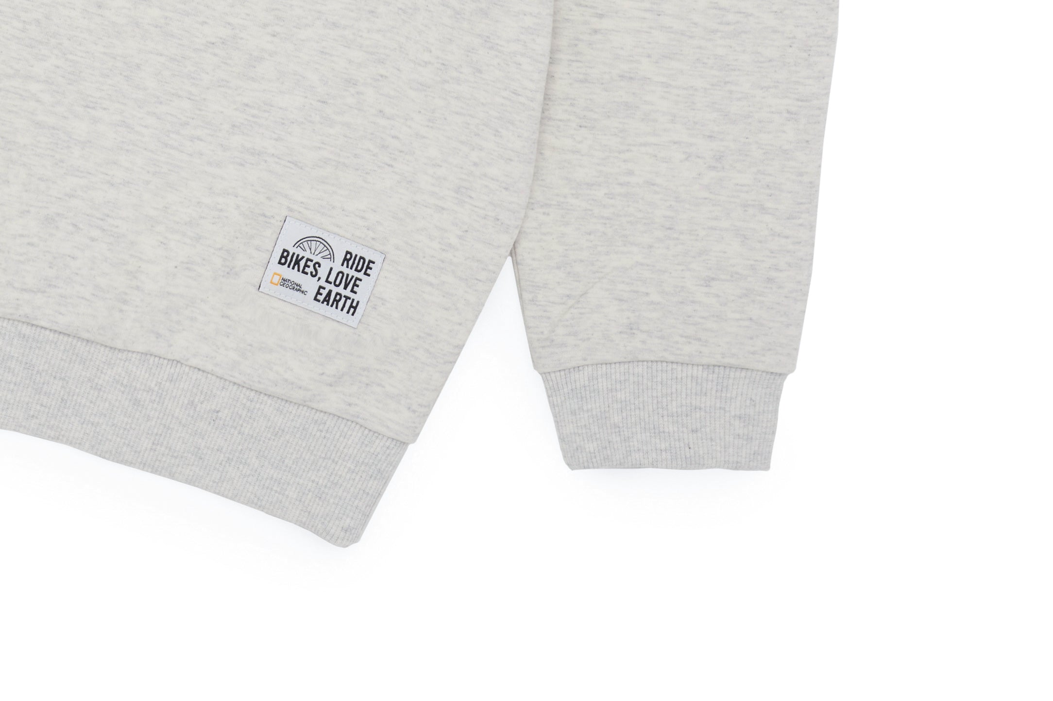 Kids Oversized Half-Zip Sweatshirt- Oatmeal