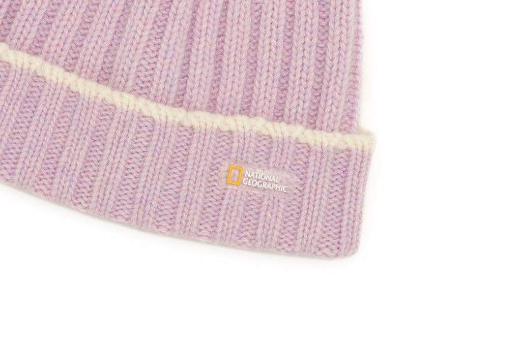 Kids Fur Bubble Beanie- Lavender