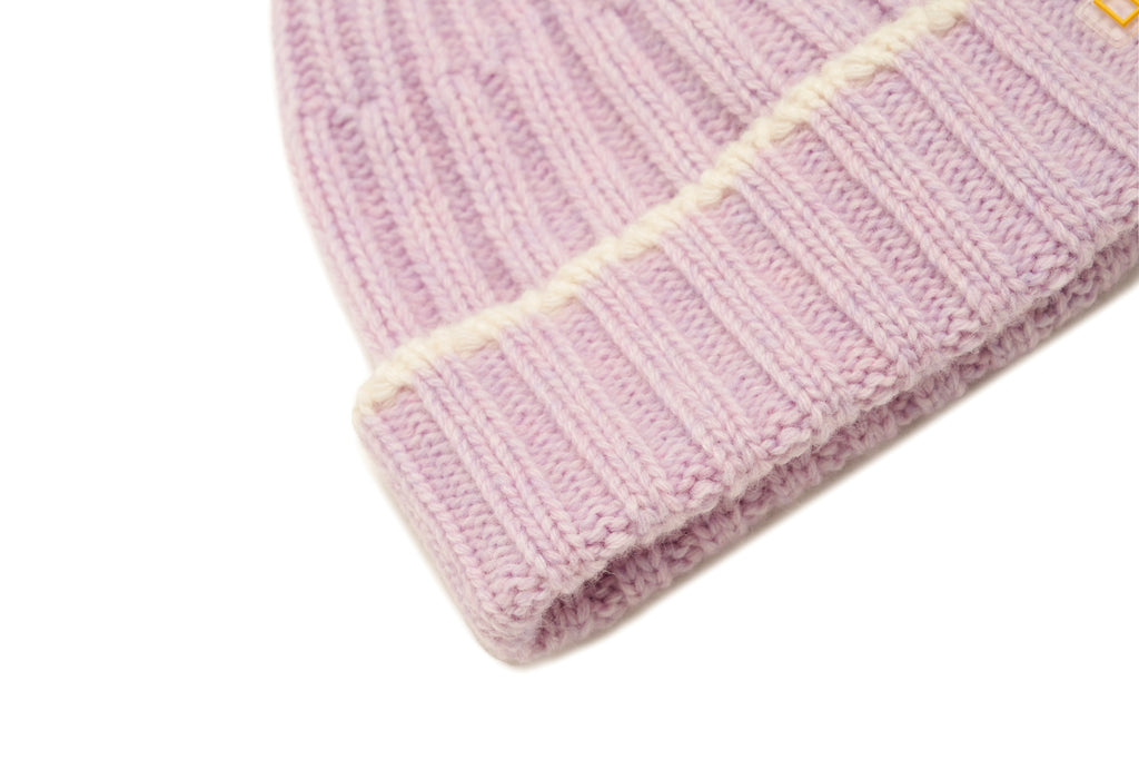 Kids Fur Bubble Beanie- Lavender