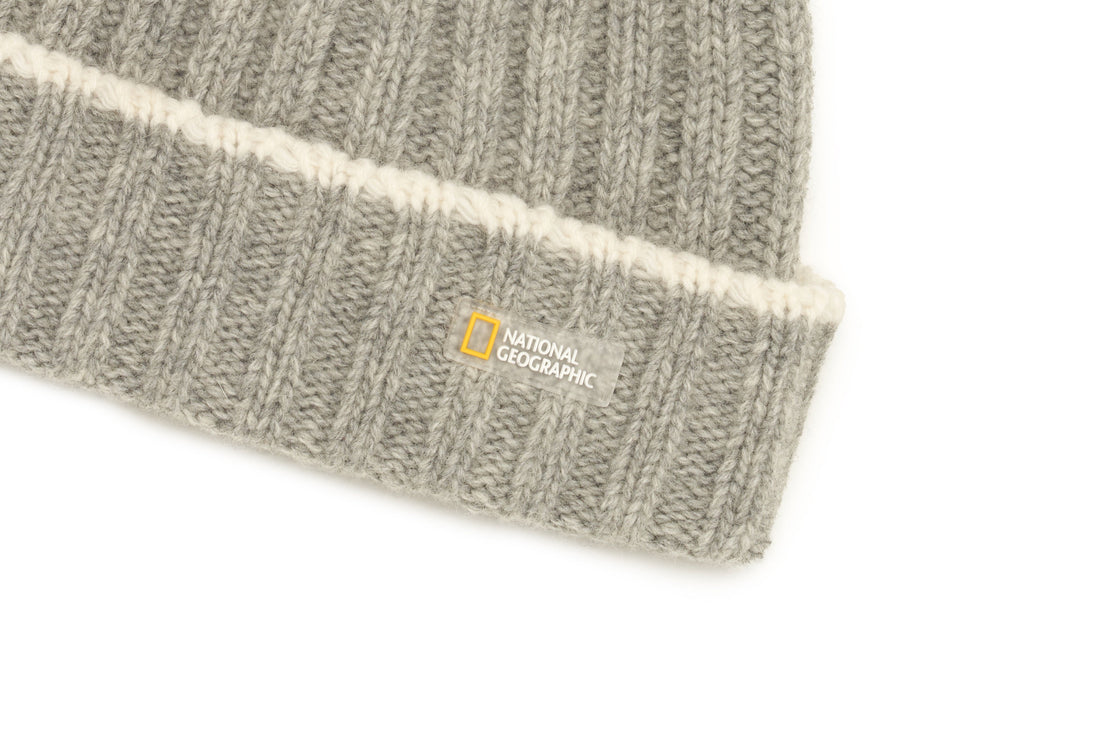 FUR BUBBLE BEANIE M GREY