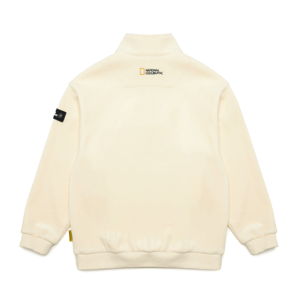 Kids Halfzip "Become One With Nature" Sweatshirt- Cream