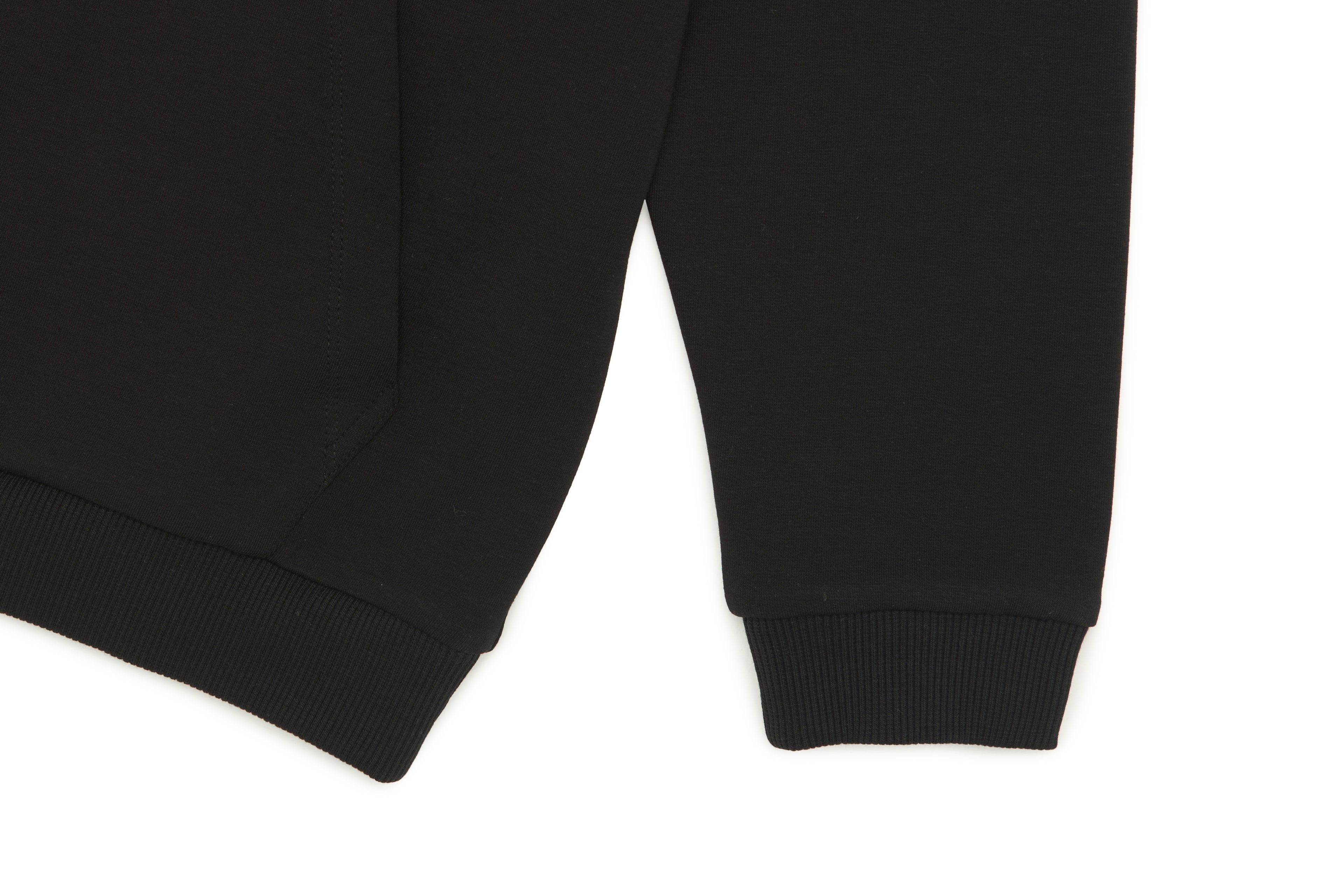 Kids Oversized Half-Zip Sweatshirt- Carbon Black