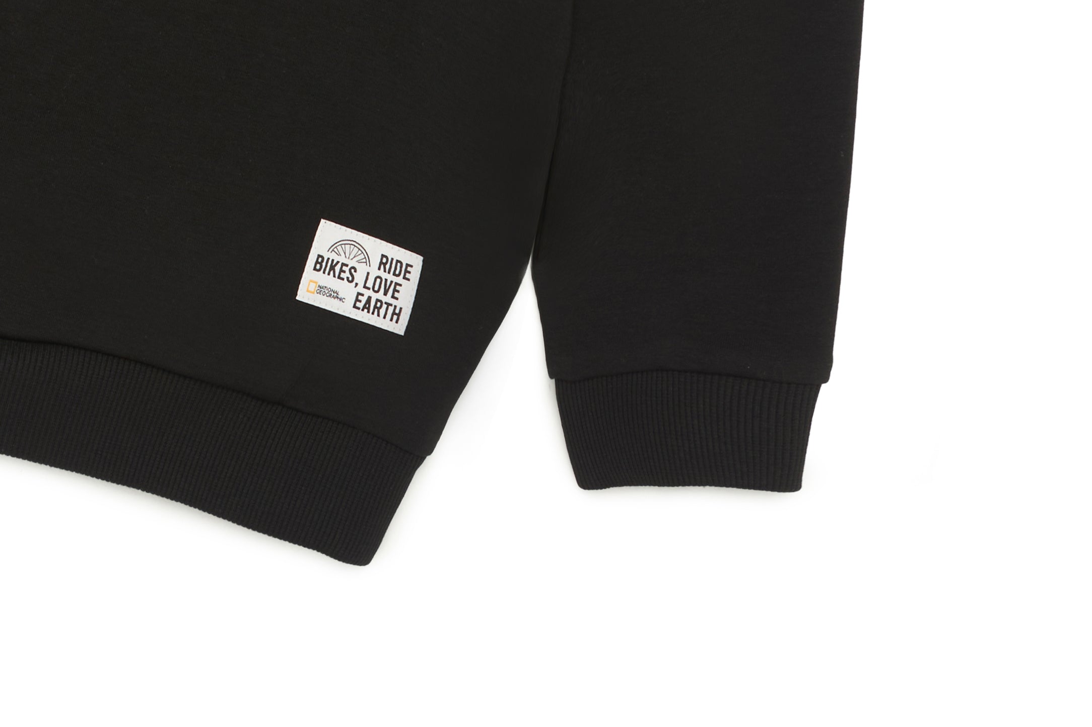 Kids Oversized Half-Zip Sweatshirt- Carbon Black