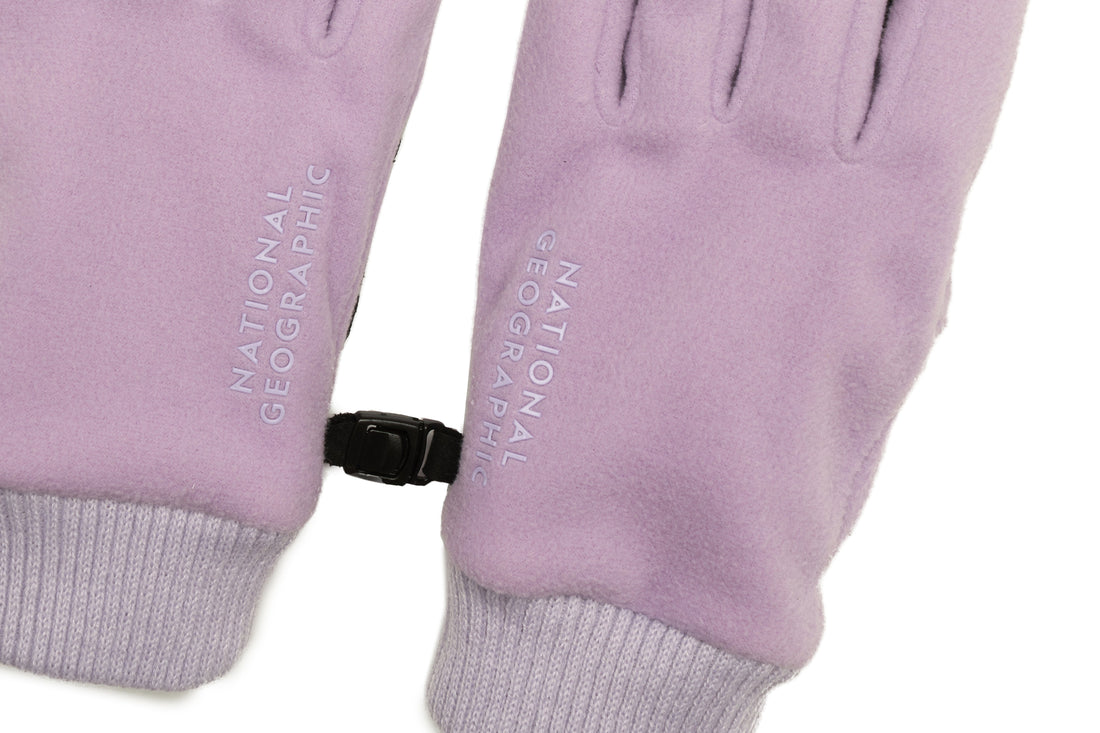 FLEECE GLOVES LAVENDER