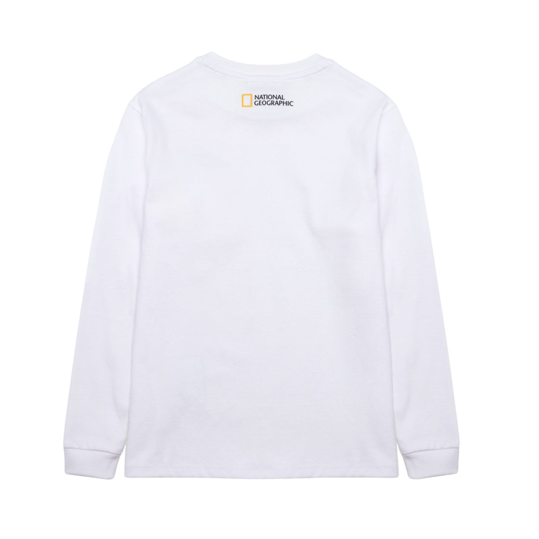 KIDS BASIC LOGO LONG SLEEVED SHIRT- WHITE